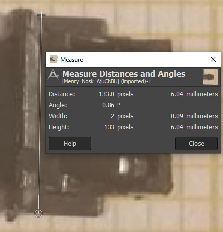 Measure base: length B